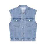 LOOSE FIT DENIM VEST code 21013