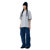 CUTTING CONSTRUCTION T-SHIRT [HEATHER GREY]