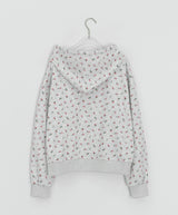 Nobui Flower Hood Zip-up