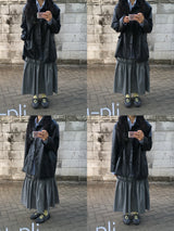 Soft Check Skirt