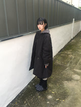 2wayコージーテクスチャーニットフード
