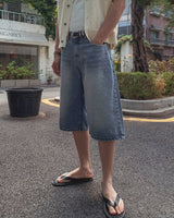 ヴァーミル マキシ バミューダ デニム パンツ