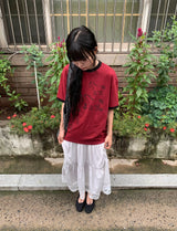 [unisex] Moab Horse Printing Ringer Short Sleeve Tee