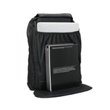 FLAP STRING BACKPACK / BLACK