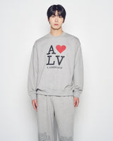 25FW LOVE ADLV SWEATSHIRT MELANGE