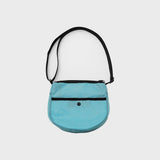 MESH POCKET CROSS BAG - SKY BLUE
