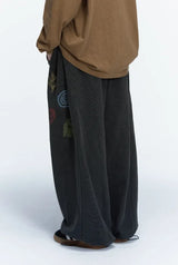 26FW★ Ethnic Symbol Pigment Sweatpants