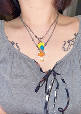 [Hearts2Hearts Juun] Trippy mushroom necklace.07 (8color)
