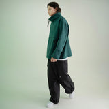 Cotton Napping Turtle String Sweat Shirt - GREEN