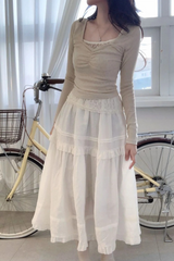 Eyelet Punching T-shirt