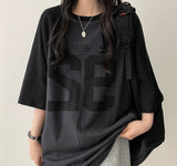 Leo ルーズフィットナグラン半袖Tシャツ