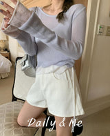 Layered color knitwear(3color_