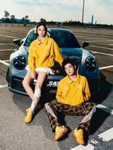 HBD/We Flower/S45 Joint Name Retro German Training Shoes - YELLOW