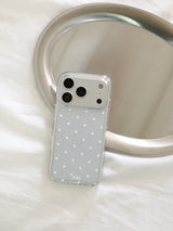 LACE DOT WHITE Jellyhard Case