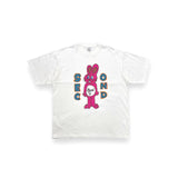 "SECOND RABBIT" プリント S/S ウォッシュドTシャツ