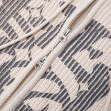 LAS Lettering Printed Hooded Zip-Up Knitwear (4 colors)