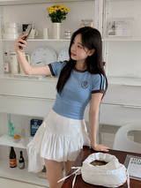 クリアボールビーズネックレス