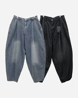 Mob Pintuck denim pants 2C