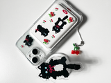 [Set]Cherry Cat Magsafe Phone case + Grip + Pocket