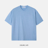 LMN サマーレイヤリングクロップラウンド半袖Tシャツ (11 colors)