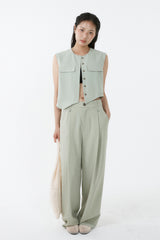 EDGE LOOP PANTS_MINT