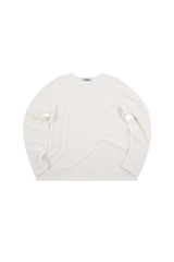 Ivory see through round summer knit
