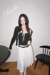 Lily Lace Sleeveless Cardigan Two-Piece Set