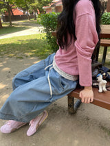 デニムカーペンターパンツ