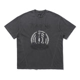 トラベリングピグメントTシャツ チャコール
