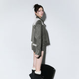 ウェスタンレースショーツ - カーキ