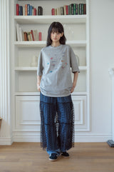 26SS★ Dino Stitch Embroidered Pigment Short Sleeve Tee