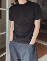 ロールスタンドカットクロップショートスリーブTシャツ