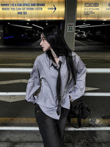 Silk Stripe Classic Shirt