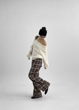 [MADE] Wesh Napping Check Banding Pants
