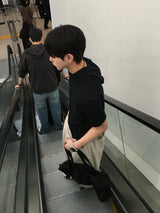 ゴーデ ヘンリーネック フーデッド ショートスリーブ Tシャツ 5カラー