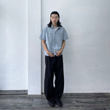 Bias Panel Wide Trousers