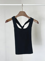 TWIST HOLE SLEEVELESS (2C)