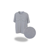 [S/S] プリーツポケットヘンリーネックTシャツ(3color)