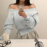 [Bellide made/waist reduction] クローゼット&スリットオフショルダー マンツーマン