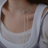 Rose rosy necklace