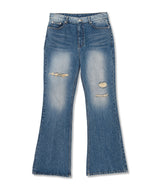 FLARE FIT DENIM PANTS