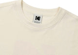 ビッグロゴコットンショートスリーブTシャツ【アイボリー】