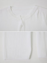 DN Pastel Summer Rib Cardigan (5color)