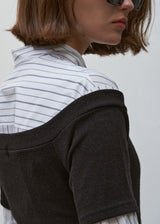 OFFSHOULDER LAYERED TOP_ BLACK