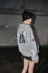 pt hood zip up (grey)