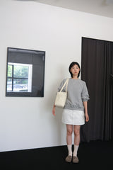 standard duffle bag (cream yellow)