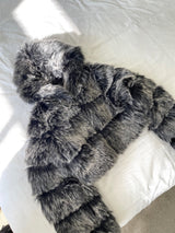 [Only Seow] 1107. Big hood fur crop jk (3color)