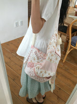 Lua Vintage Flower Patchwork Backpack