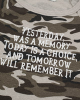 Yesterday ワッフル長袖（CAMO） WOMENS