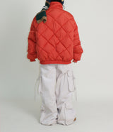 Carrot Diamond Quilting Unisex High Neck Padding (100% Wellon)